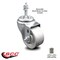 Service Caster Semi Steel Swivel Threaded Stem Caster w/Roller Bearing - 3" Wheel & 3/8" Stem SCC-TS20S315-SSR-381615 - alternate 5